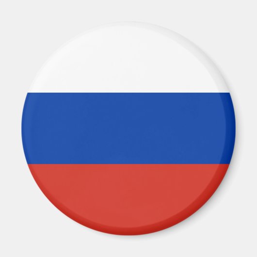 Russische Flagge (Russland) Magnet (Vorne)