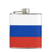 Russische Flagge / Russland-Mode / Sportfans Flachmann (Vorderseite)