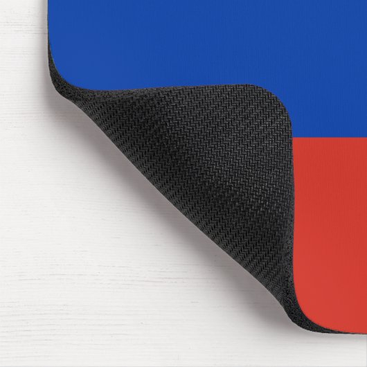 Russische Flagge (Russland) Mousepad (Ecke)
