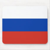Russische Flagge (Russland) Mousepad (Vorne)