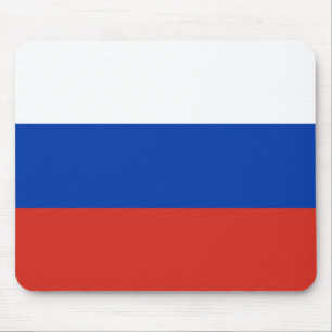 Russische Flagge (Russland) Mousepad