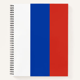 Russische Flagge (Russland) Notebook Notizblock