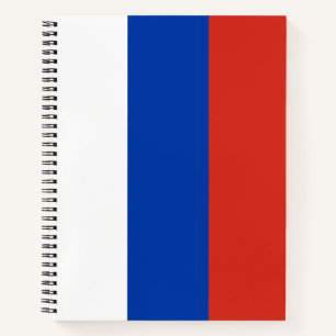 Russische Flagge (Russland) Notebook Notizblock