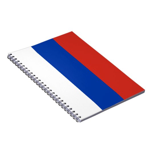 Russische Flagge (Russland) Notebook Notizblock (Rechte Seite)