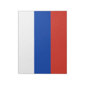 Russische Flagge (Russland) Notepad Notizblock (Rotiert)