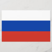 Russische Flagge (Russland) Schreibwaren Briefpapier (Vorderseite)