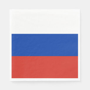 Russische Flagge (Russland) Serviette