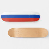Russische Flagge (Russland) Skateboard (Horizontal)