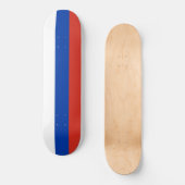 Russische Flagge (Russland) Skateboard (Vorderseite)