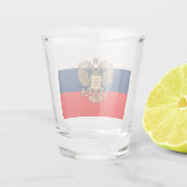 Russische Flagge Schnapsglas (Rückseite)