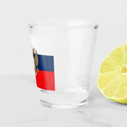 Russische Flagge Schnapsglas (Rechts)
