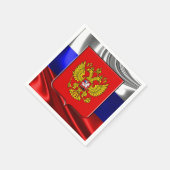 Russische Flagge Serviette (Ecke)