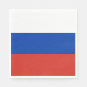 Russische Flagge Serviette