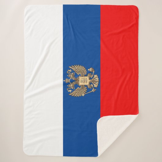 Russische Flagge Sherpadecke (Vorderseite)