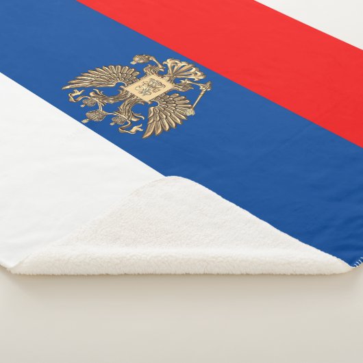 Russische Flagge Sherpadecke (3/4)