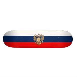 Russische Flagge Skateboard
