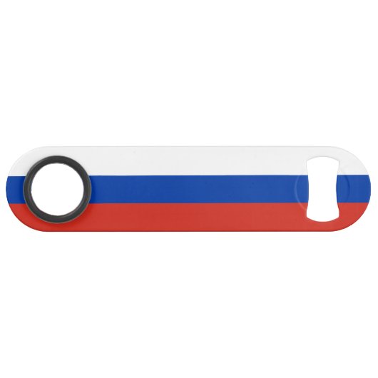 Russische Flagge Speed Flaschenöffner (Vorderseite (Horizontal))
