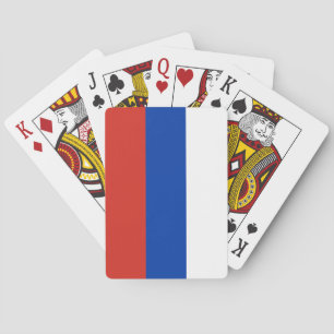 Russische Flagge Spielkarten