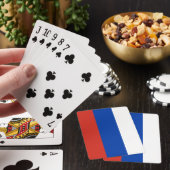 Russische Flagge Spielkarten (In Situ)