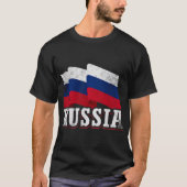 Russische Flagge T-Shirt (Vorderseite)