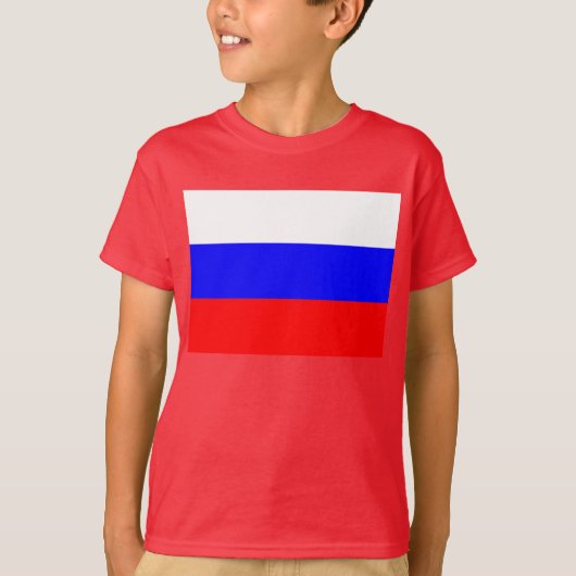 Russische Flagge T-Shirt (Vorderseite)