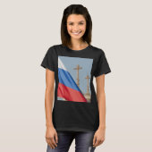 Russische Flagge T-Shirt (Vorne ganz)