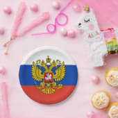 Russische Flagge Teller, Party, Sport / Russland Pappteller (Party)