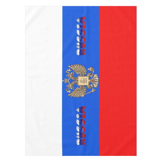 Russische Flagge Tischdecke (Vorderseite)
