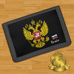 Russische Flaggenwallets, Embleme, russische Mode Tri-fold Geldbeutel<br><div class="desc">Wallets: Russische Wappen & patriotische russische Flaggenmode - Liebe meines Landes,  Reisen,  Weihnachtsgeschenke,  Nationalpatrioten / Sportfans</div>