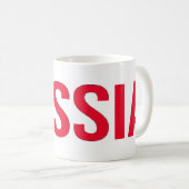 Russische Föderation Putin Sowjetunion Gewerkschaf Kaffeetasse (VorderseiteRechts)