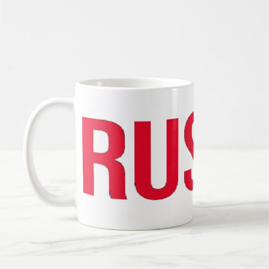 Russische Föderation Putin Sowjetunion Gewerkschaf Kaffeetasse (Links)