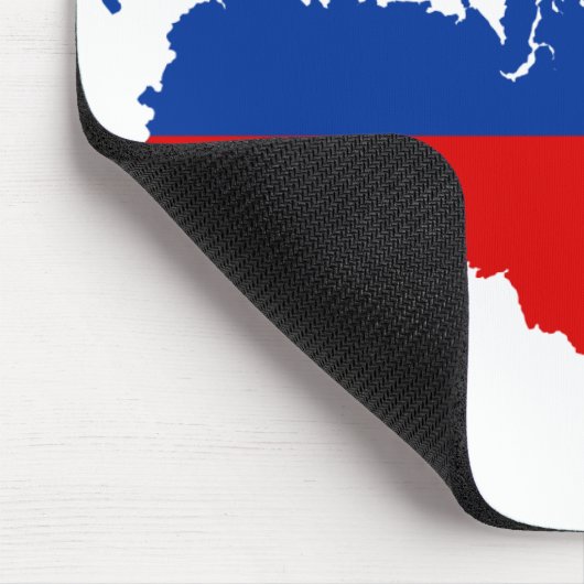 RUSSISCHE FÖDERATION - RUSSLAND/FLAG/MAP/FARBEN MOUSEPAD (Ecke)
