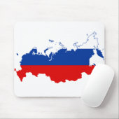 RUSSISCHE FÖDERATION - RUSSLAND/FLAG/MAP/FARBEN MOUSEPAD (Mit Mouse)