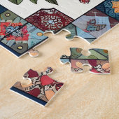 Russische Folklore Matryoshka Boho Chic Floral Puzzle (Seite)