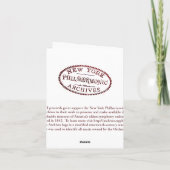 Russische Folklore Notecard Karte (Rückseite)