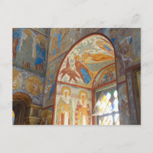 Russische Fresken Postkarte