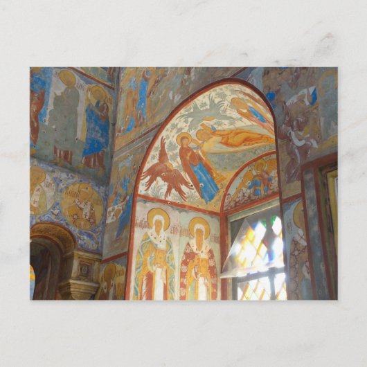 Russische Fresken Postkarte (Vorderseite)