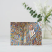 Russische Fresken Postkarte (Stehend Vorderseite)