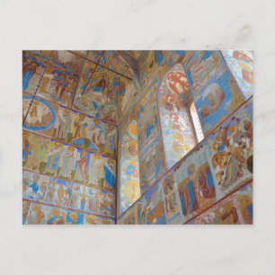 Russische Fresken Postkarte