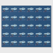 Russische GAZ M20 Sedan Geschenkpapier (Flach)