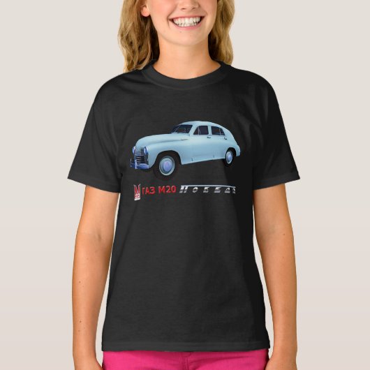 Russische GAZ M20 Sedan T-Shirt (Vorderseite)