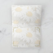 Russische Geburtstagskarte mit daisy-Blume Karte (Innenseite)