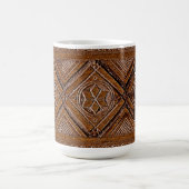 Russische geschnitzte Holzbox Kaffeetasse (Mittel)