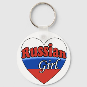 Russische Girl Schlüsselanhänger