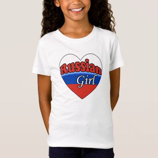 Russische Girl T-Shirt (Vorderseite)