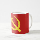 Russische Hammer-und Sichel-Klassiker-Tasse Kaffeetasse (VorderseiteRechts)