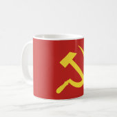 Russische Hammer-und Sichel-Klassiker-Tasse Kaffeetasse (Vorderseite Links)