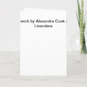 Russische Hauswärmkarte mit Kleidung Einladung (Rückseite)