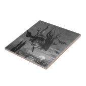 Russische Hexe: malerische Russland Keramik Tile Fliese (Seite)