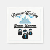 Russische Hochzeit, Teamraum. Servietten (Vorderseite)